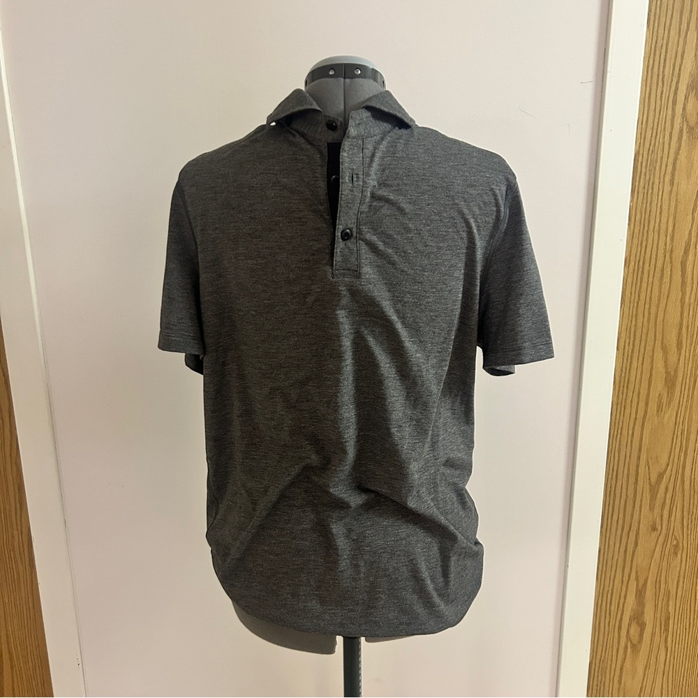 lululemon athletica Dark Gray Polo Shirt